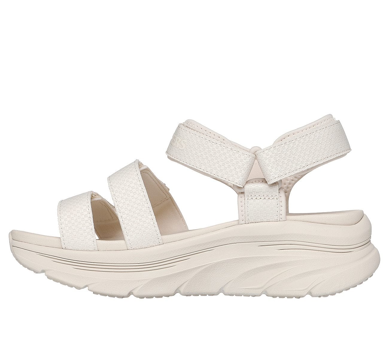 Skechers Γυναικείο Πέδιλο-Σανδάλι -Relaxed Fit: D Lux Walker - Going-Out Vibes - 119828-NAT- Beige - Image 2