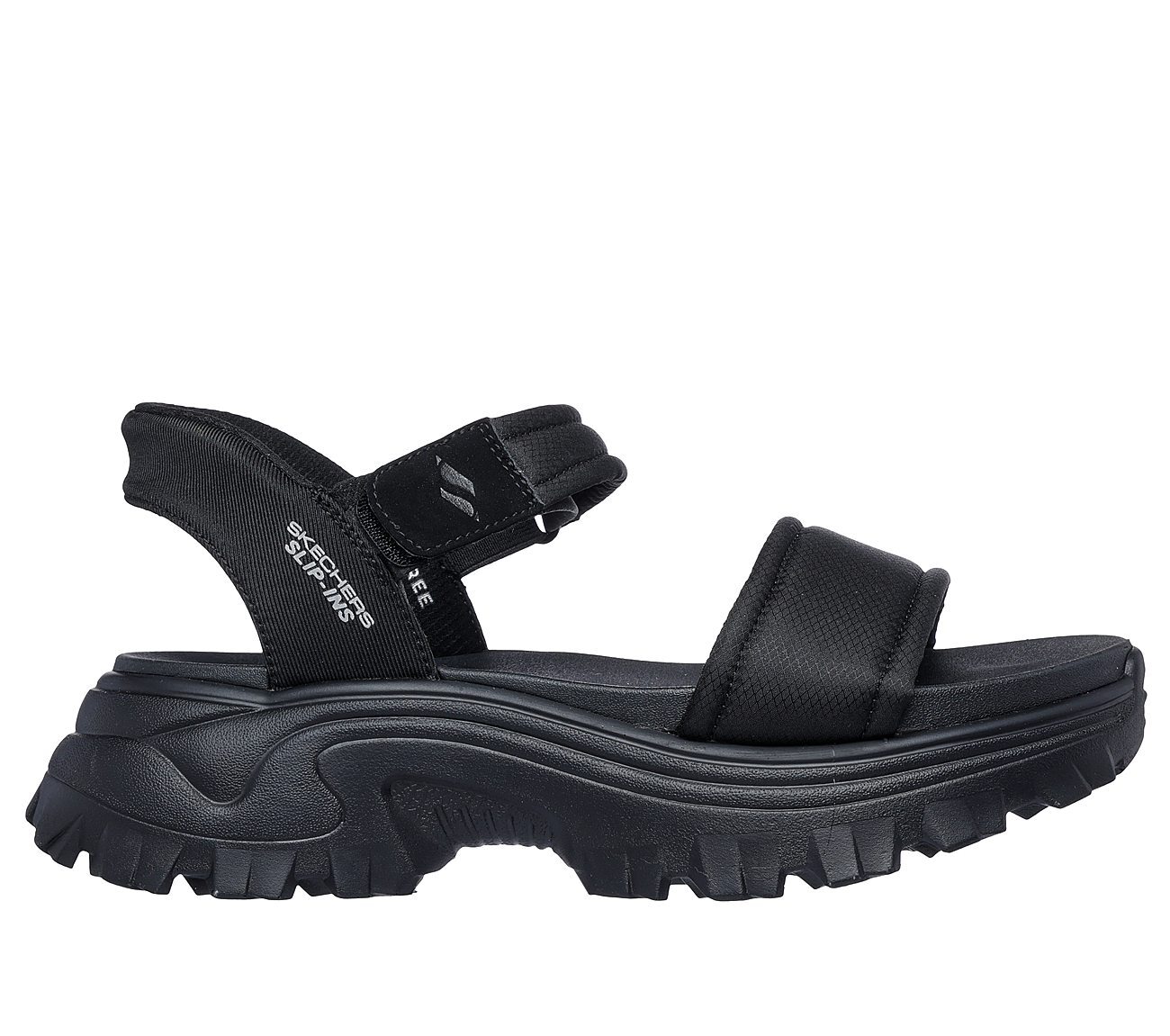 Skechers Γυναικείο Πέδιλο-Σανδάλι - Sport Comfort - Hi-Ryze - Inspirational Way - 119872-BBK- Black - Image 2