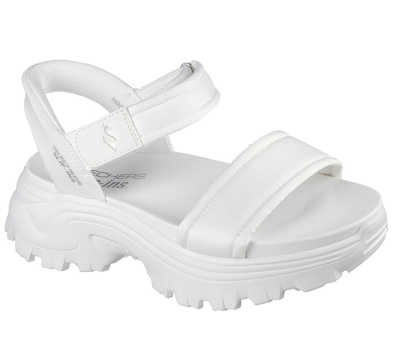 Skechers Γυναικείο Πέδιλο-Σανδάλι - Sport Comfort - Hi-Ryze - Inspirational Way - 119872-WHT- White