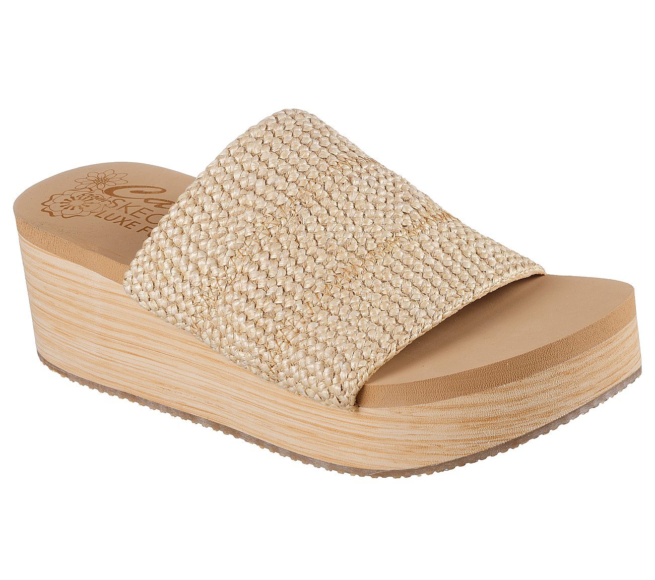 Skechers Γυναικείο Πέδιλο-Σανδάλι - Summers - Salt Spray - Vibrant Moments - 120070-NAT- Beige