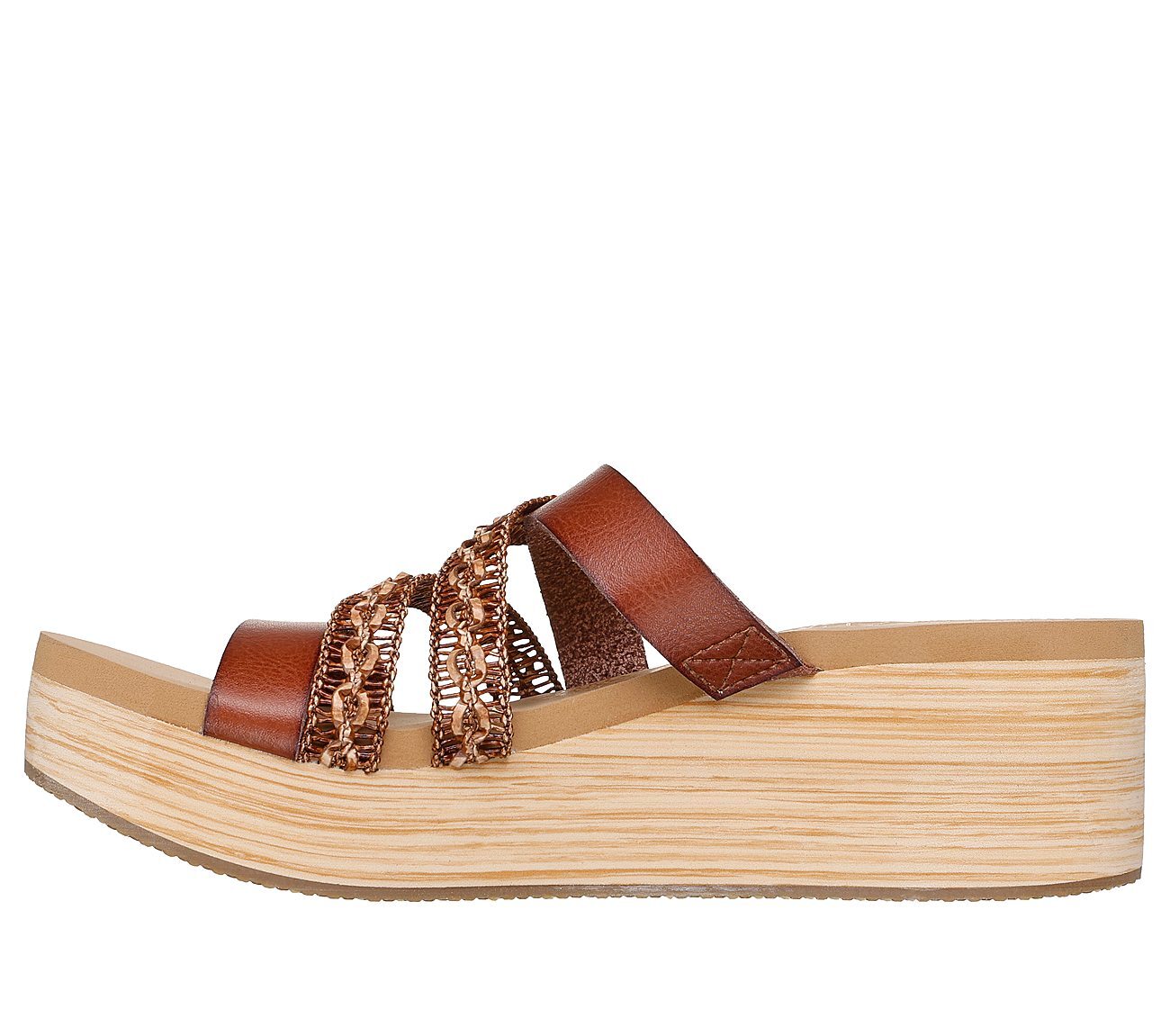 Skechers Γυναικείο Πέδιλο-Σανδάλι - Summers - Vibrant Moments - 120073-LUG - Brown - Image 5