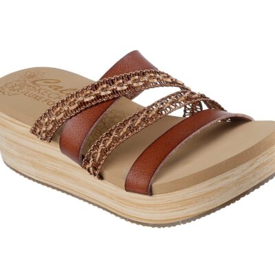 Skechers Γυναικείο Πέδιλο-Σανδάλι - Summers - Vibrant Moments - 120073-LUG - Brown