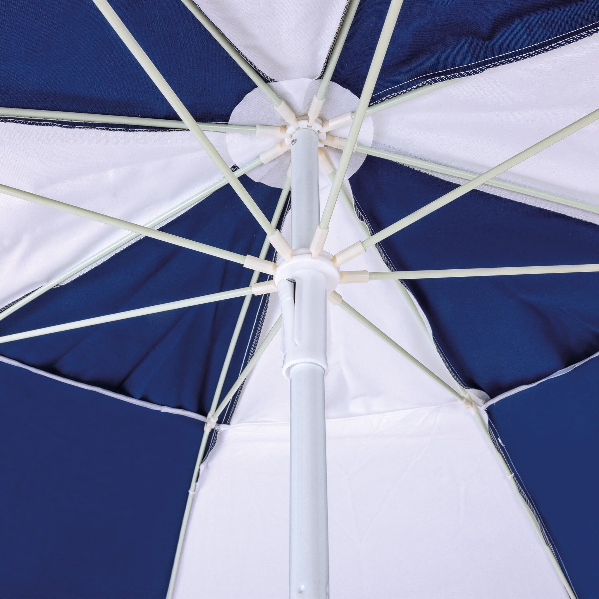Escape Ομπρέλα Παραλίας - 2m 180gsm 8 Ακτίνες 5mm - 12008 - Blue/White - Image 2