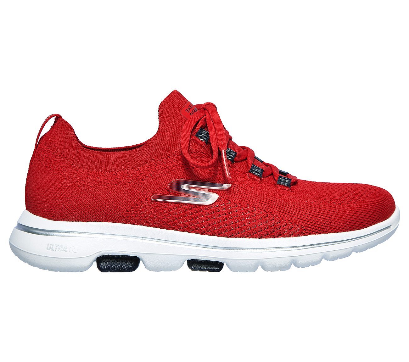 Skechers Γυναικείο Παπούτσι - Go Walk 5 - Uprise - 124010-RDNV - Red-Blue - Image 2