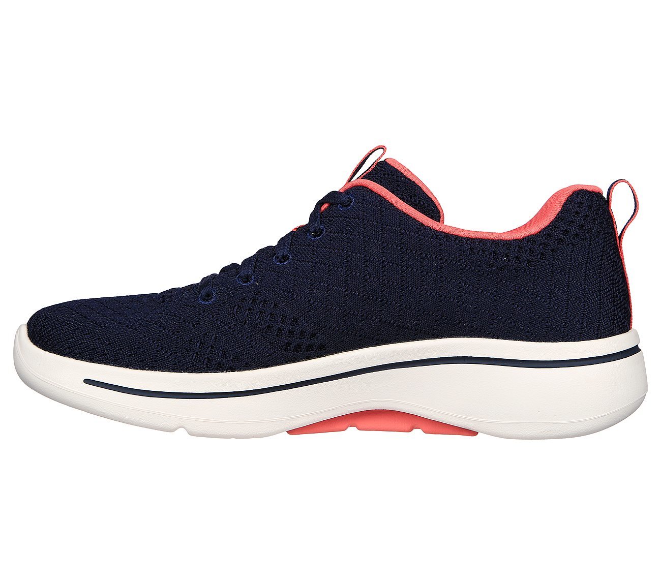 Skechers Γυναικείο Παπούτσι - Go Walk Arch Fit - Unify - 124403-NVCL - Navy Blue-Coral - Image 4