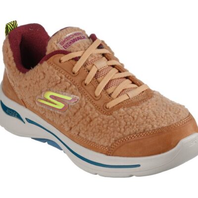 Skechers Παπούτσι Γυναικείο - Go Walk Arch Fit - Snow Bound 124420-TAN