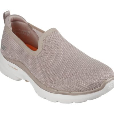 Skechers Παπούτσι Γυναικείο - GOwalk 6 - Clear Virtue 124505-NAT