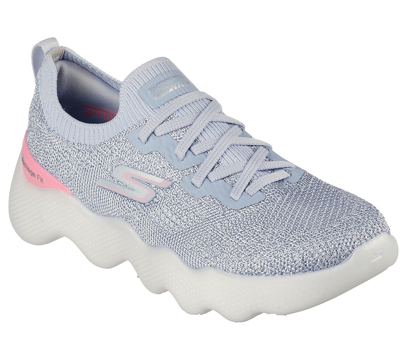 Skechers Παπούτσι Γυναικείο - GO WALK Massage Fit - Upsurge - 124905-GYPK GRAY - Image 2