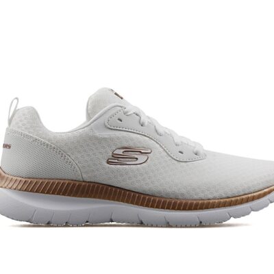Skechers Παπούτσι Γυναικείο - Bountiful 12606-WTRG White/Gold