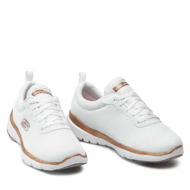 Skechers Παπούτσι Γυναικείο - Bountiful 12606-WTRG White/Gold - Image 2