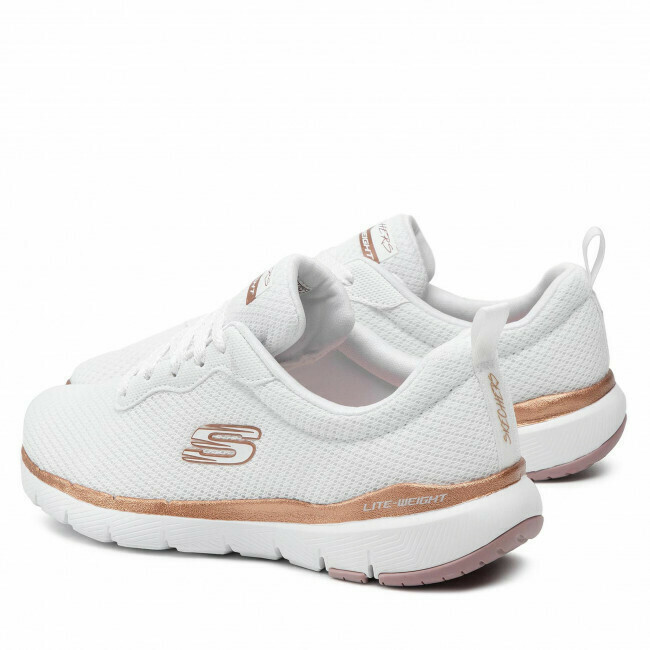 Skechers Παπούτσι Γυναικείο - Bountiful 12606-WTRG White/Gold - Image 3