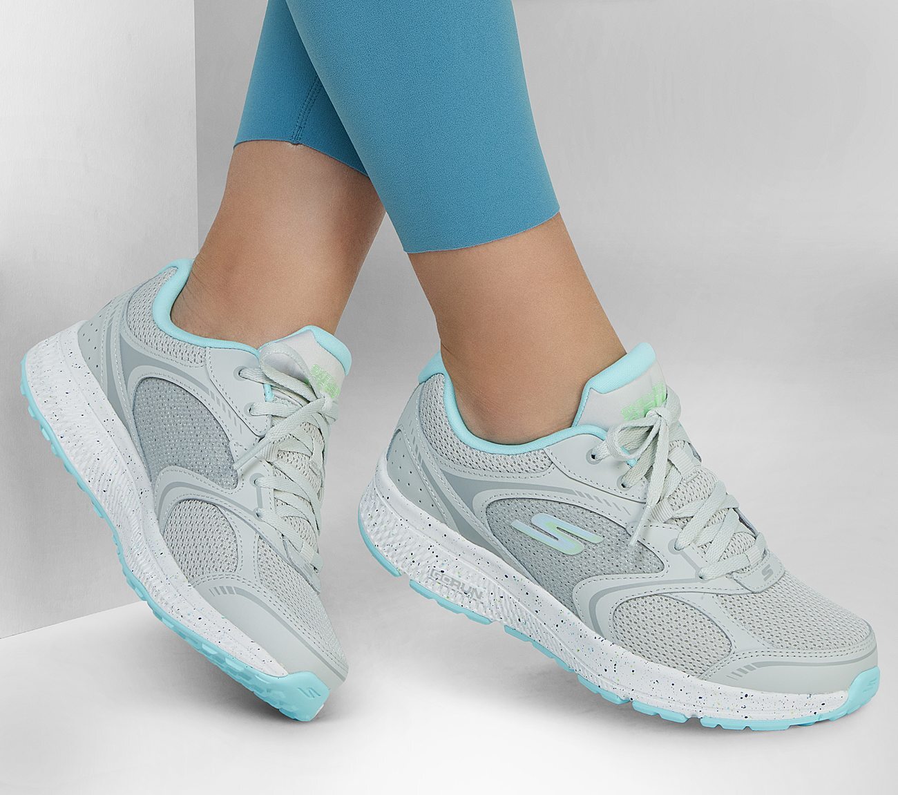 Skechers Γυναικείο Παπούτσι - Go Run Consistent - Vivid Horizon - 128285-GYBL - Grey-Blue - Image 3