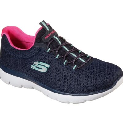 Skechers Παπούτσι Γυναικείο -Summits 12980-NVHP Navy/HOT Pink