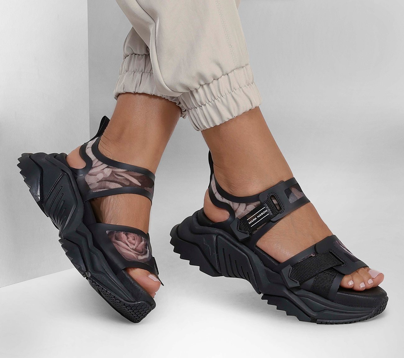 Skechers Σανδάλια Πέδιλα Γυναικεία - Smart Block - Bloomy 133282-BLK - Black - Image 2