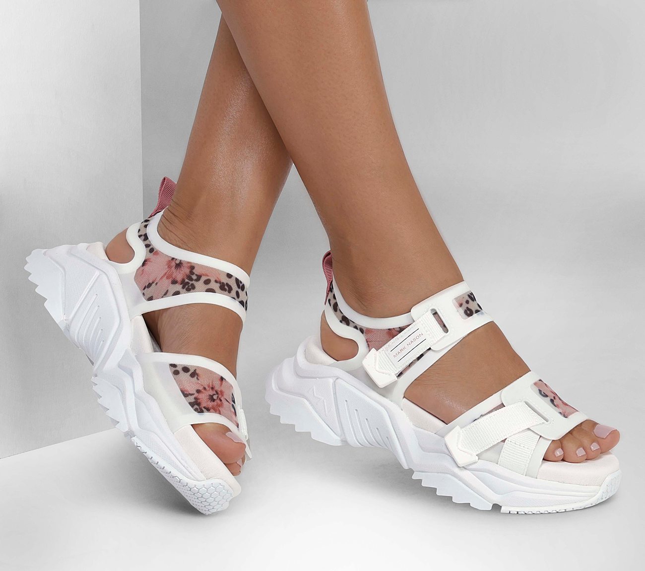 Skechers Σανδάλια Πέδιλα Γυναικεία - Smart Block - Bloomy 133282-WHT - Image 2