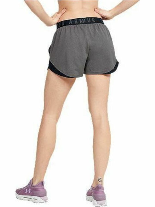 Under Armour Γυναικείο Αθλητικό Σόρτς - Play Up Shorts 3.0 - 1344552-090 - Carbon Heather - Image 2