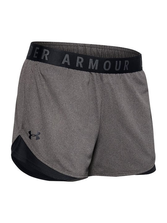 Under Armour Γυναικείο Αθλητικό Σόρτς - Play Up Shorts 3.0 - 1344552-090 - Carbon Heather - Image 5
