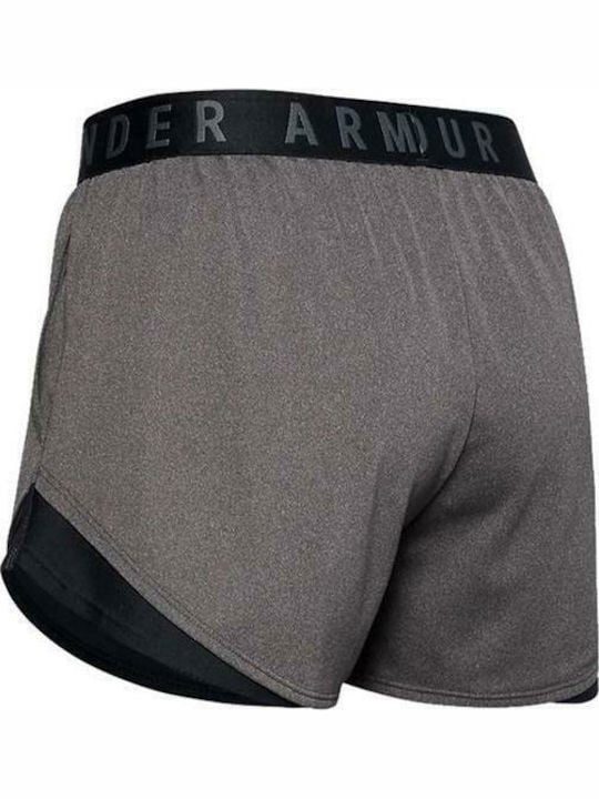 Under Armour Γυναικείο Αθλητικό Σόρτς - Play Up Shorts 3.0 - 1344552-090 - Carbon Heather - Image 6