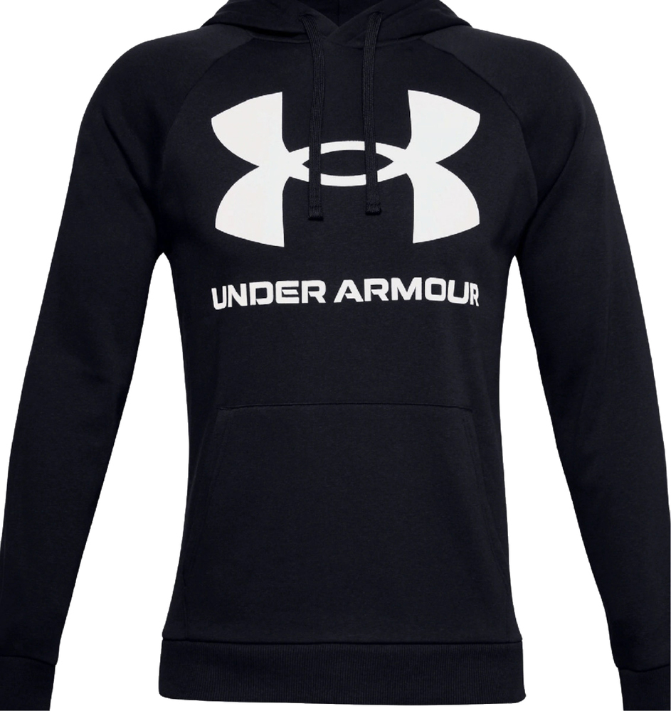 Under Armour Φούτερ ΜΕ Κουκούλα Rival Big Logo 1357093-001 BLACK