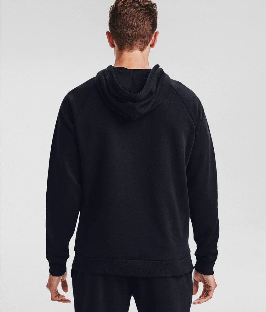 Under Armour Φούτερ ΜΕ Κουκούλα Rival Big Logo 1357093-001 BLACK - Image 5