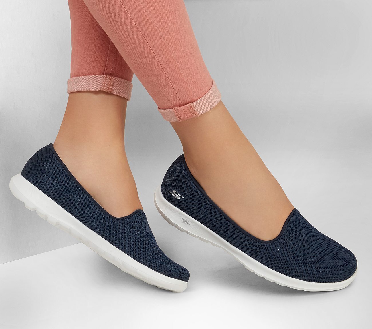 Skechers Γυναικείο Παπούτσι - Go Walk Lite - Fabulous - Sweet Gal - 136012-NVW - Navy - Image 3