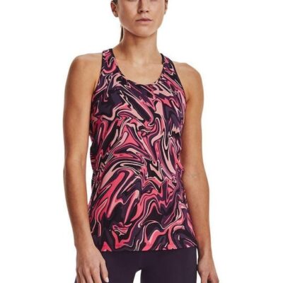 Under Armour Γυναικεία Αθλητική Αμάνικη Μπλούζα - HG Armour Racer Print - 1365108-541 - Tux Purple