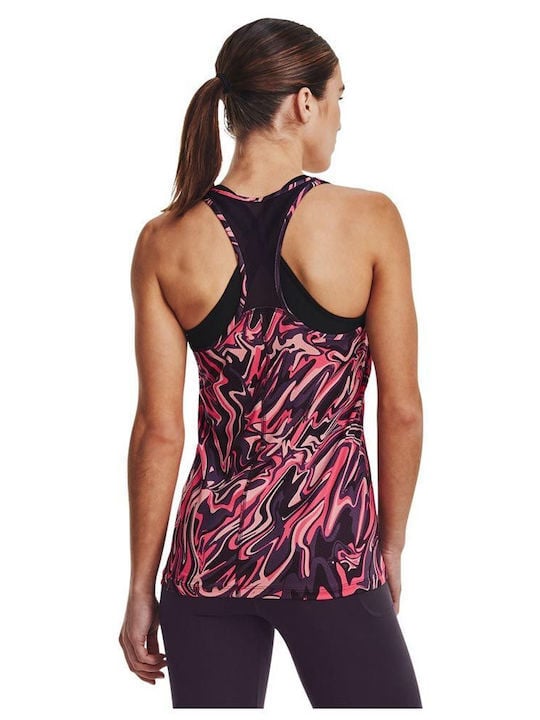 Under Armour Γυναικεία Αθλητική Αμάνικη Μπλούζα - HG Armour Racer Print - 1365108-541 - Tux Purple - Image 2