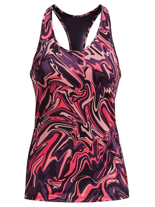 Under Armour Γυναικεία Αθλητική Αμάνικη Μπλούζα - HG Armour Racer Print - 1365108-541 - Tux Purple - Image 3