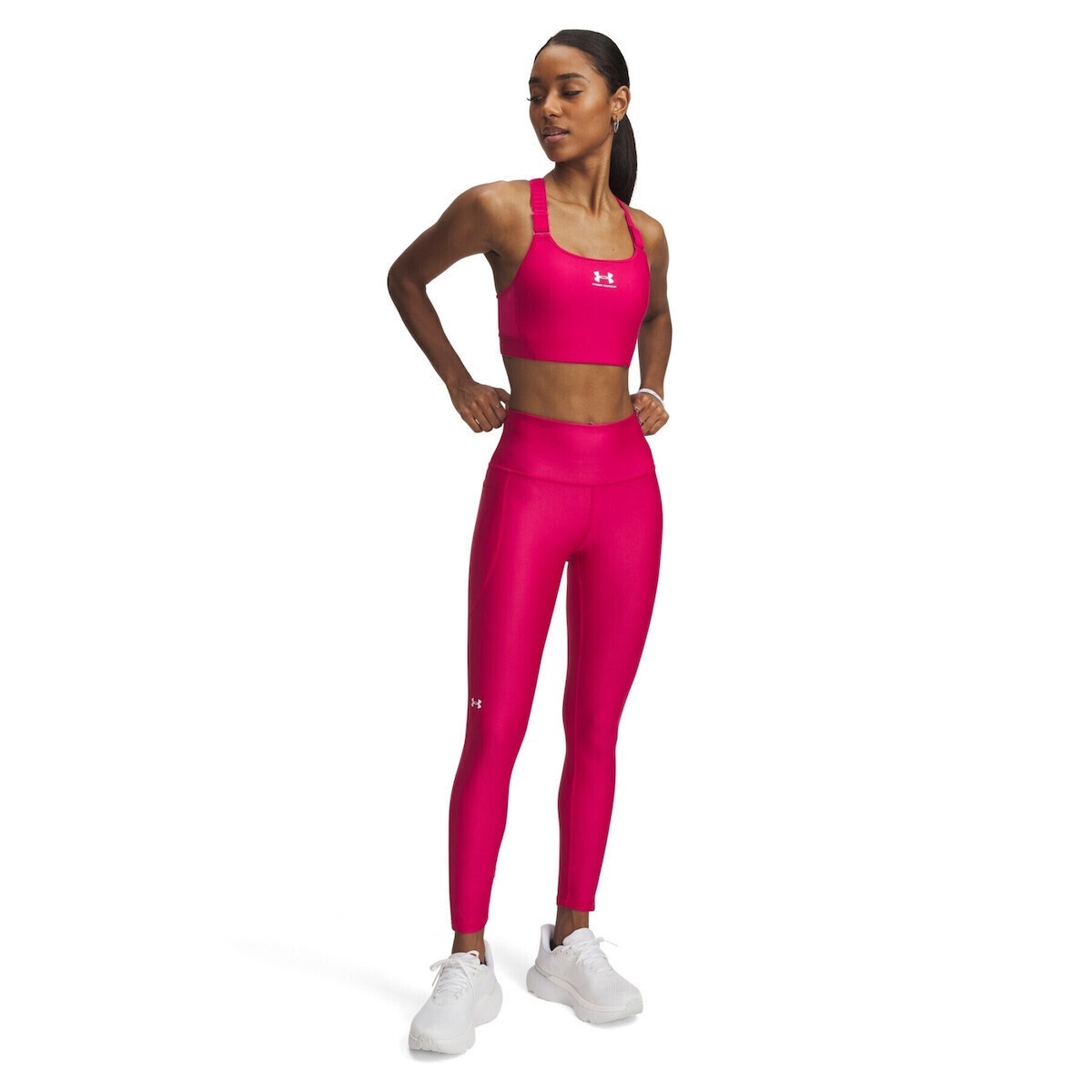 Under Armour Γυναικείο Αθλητικό Κολάν - Tech Hi Ankle Leg 1365335-681 Shaded Fuchsia - Image 3