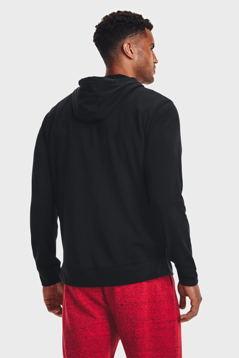 Under Armour Ζακέτα με Κουκούλα - UA Rival Fleece - 1370409-001 - Black//Onyx White - Image 2