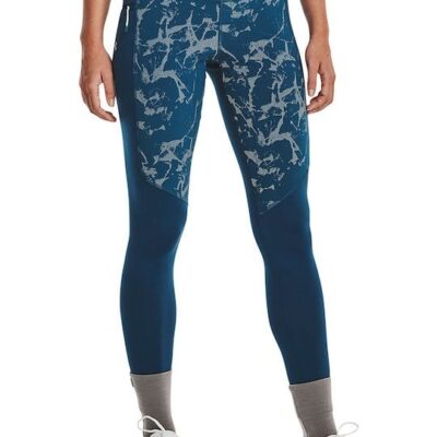 Under Armour Γυναικείο Κολάν - UA OutRun the Cold Tight II - 1373326-437 - Petrol Blue Afterglow
