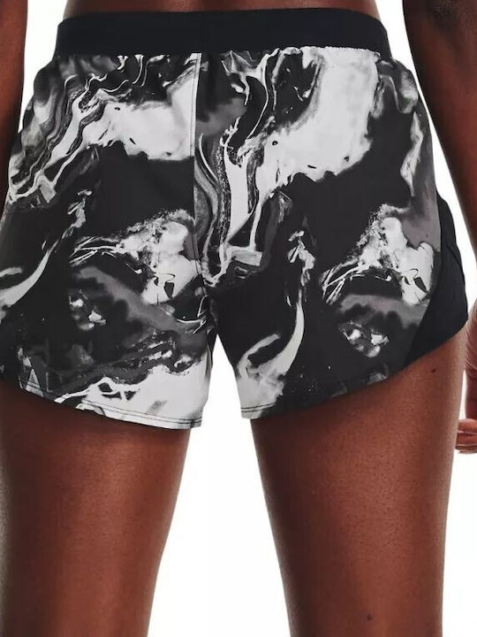 Under Armour Γυναικείο Αθλητικό Σορτς - UA Fly By Anywhere Short - 1374483-001 - Black - Image 2