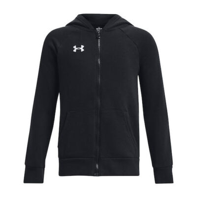 Under Armour Παιδική Ζακέτα Με Κουκούλα Για Αγόρι - UA Rival Fleece FZ Hoodie - 1379794-001 - Black