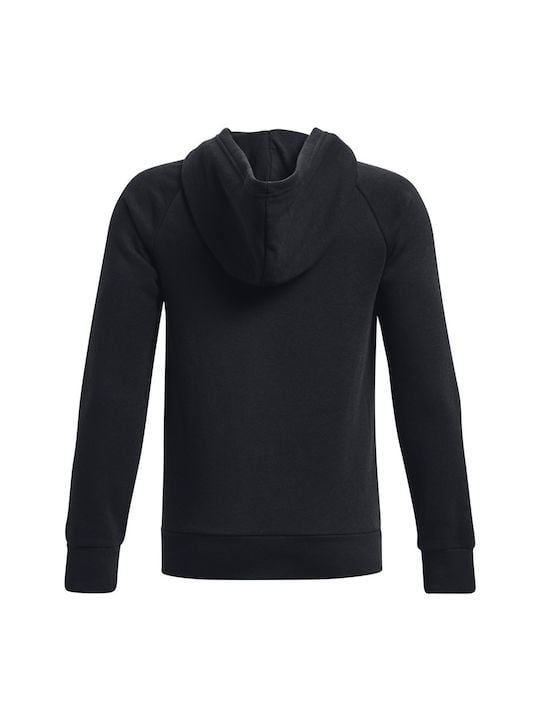Under Armour Παιδική Ζακέτα Με Κουκούλα Για Αγόρι - UA Rival Fleece FZ Hoodie - 1379794-001 - Black - Image 2