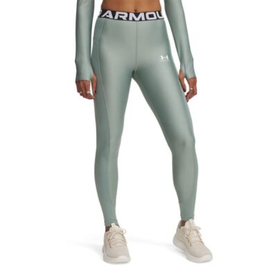Under Armour Γυναικείο Αθλητικό Κολάν - HeatGear Rib Legging 1388693-348 Silica Green Silica Green