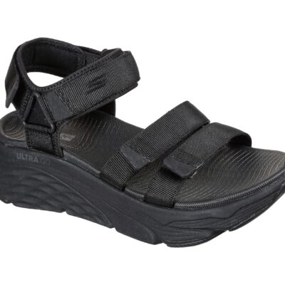 Skechers Γυναικείο Πέδιλο-Σανδάλι - Max Cushioning-LuRed 140218-BBK  Black