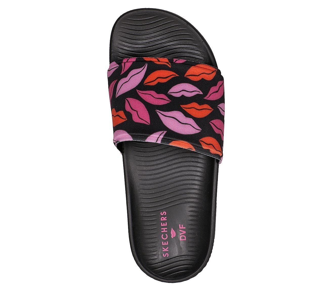 Skechers Γυναικεία Σαγιονάρα - DVF: Hyper Slide - Sky Gloss - 140465-BKMT- Black-Multi - Image 3
