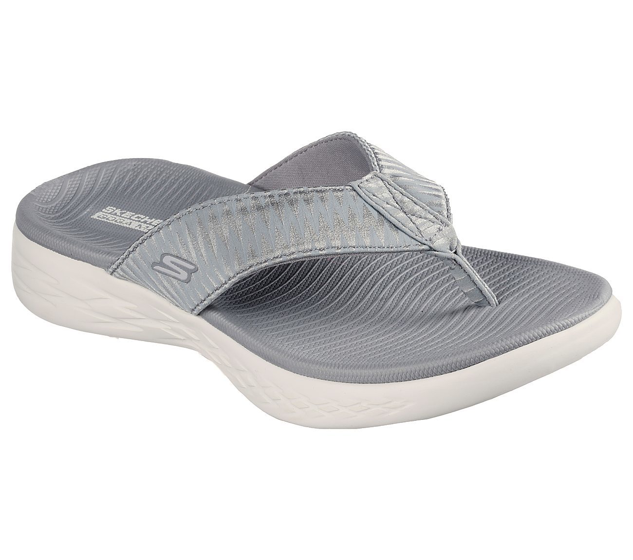 Skechers Γυναικεία Σαγιονάρα - On-the-GO 600 - Favorite 140701-GRY
