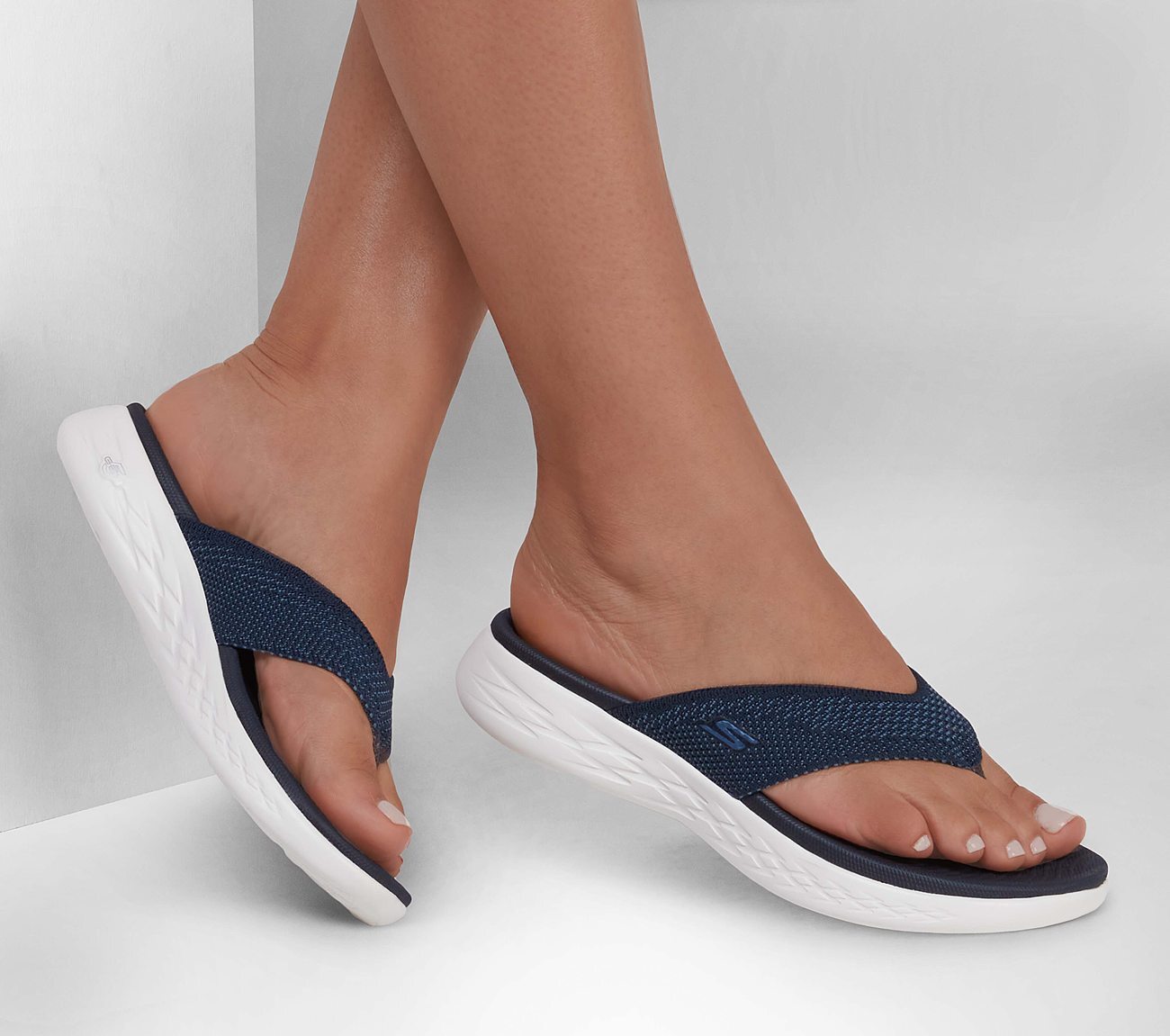 Skechers Γυναικεία Σαγιονάρα - On-the-Go 600 - Flourish - 140703-NVY- Navy - Image 3