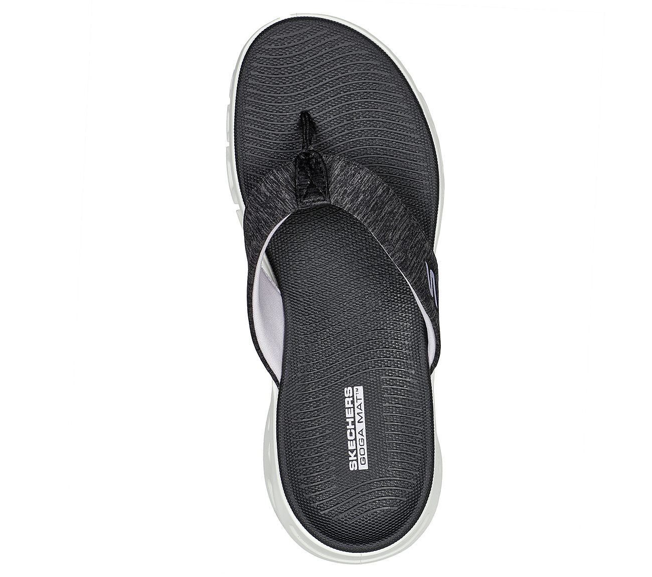 Skechers Γυναικεία Σαγιονάρα - Go Walk Arch Fit- Go Glide - 141200-BKW- Black-White - Image 3