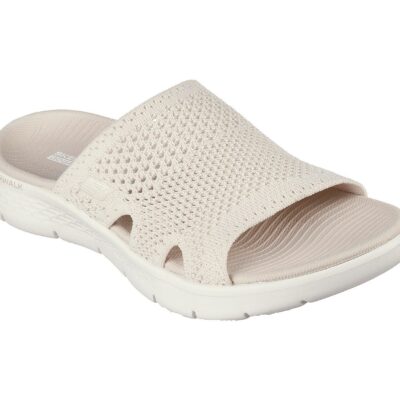 Skechers Γυναικεία Παντόφλα - GO WALK Flex Sandal - Elation 141425-NAT  NATURAL
