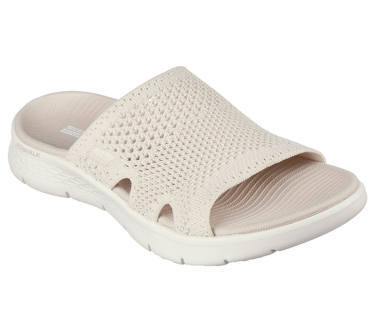 Skechers Γυναικεία Παντόφλα - GO WALK Flex Sandal - Elation 141425-NAT NATURAL