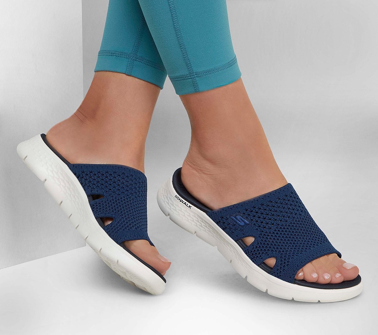 Skechers Γυναικεία Παντόφλα - GO WALK Flex Sandal - Elation 141425-NVY Navy - Image 5