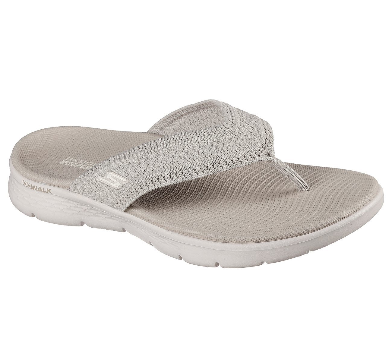 Skechers Γυναικεία Σαγιονάρα - Go Walk Flex Sandal - Holly - 141459-TPE - Beige
