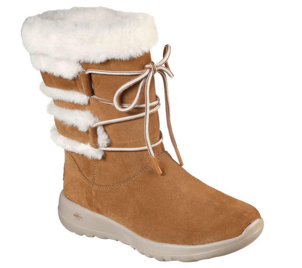 Skechers Μποτάκι Γυναικείο - On the GO Joy - Cyclone 144020-CSNT CHESTNUT - Image 5