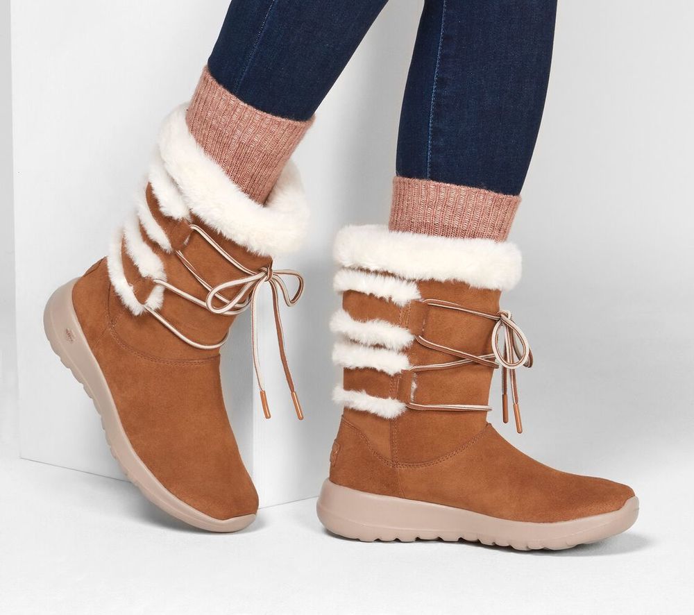 Skechers Μποτάκι Γυναικείο - On the GO Joy - Cyclone 144020-CSNT CHESTNUT - Image 2