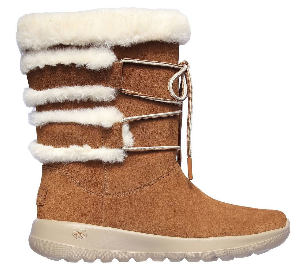 Skechers Μποτάκι Γυναικείο - On the GO Joy - Cyclone 144020-CSNT CHESTNUT