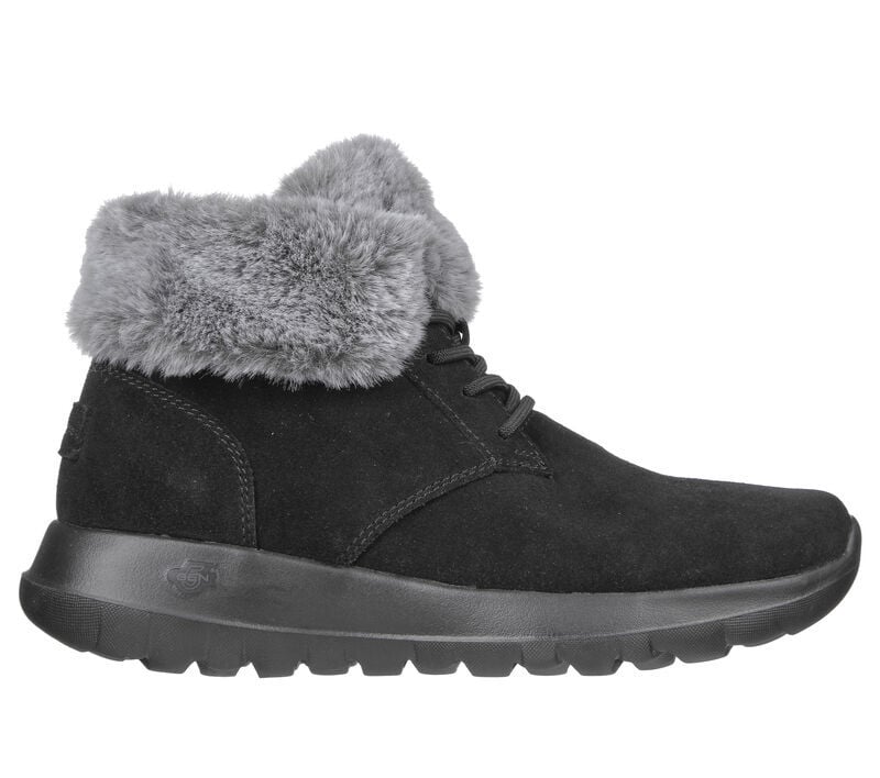 Skechers Μποτάκι Γυναικείο - On-the-GO Joy - Plush Dreams 144042-BKGY