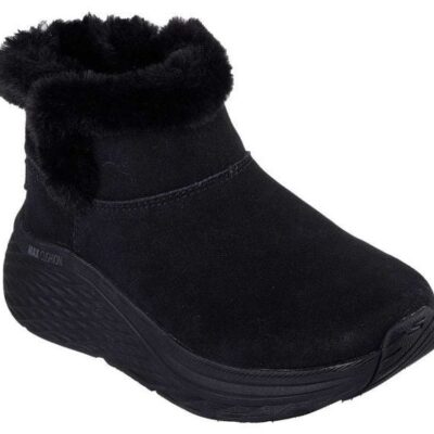 Skechers Μποτάκι Γυναικείο - Max Cushioning Elite 2.0 Boot - Cozy Bliss 144366-BBK  Black