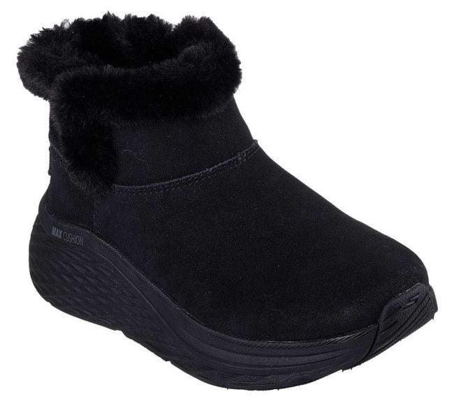 Skechers Μποτάκι Γυναικείο - Max Cushioning Elite 2.0 Boot - Cozy Bliss 144366-BBK Black